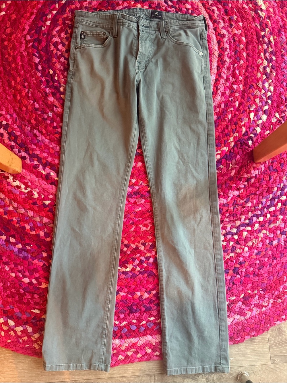 Ag Adriano Goldschmied Slate Gray/Blue Denim Men’s